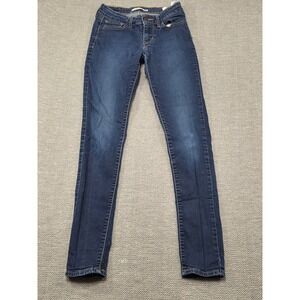 Levi's 711 Skinny Jeans Women's Size 26 Dark Wash Classic Denim